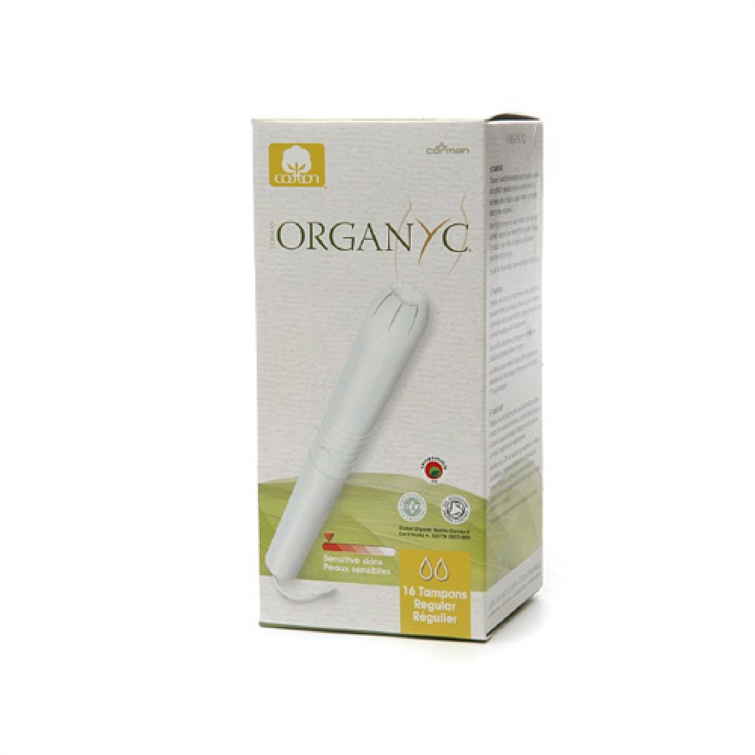 Organyc Tampons Regular with Applicators 16 Units