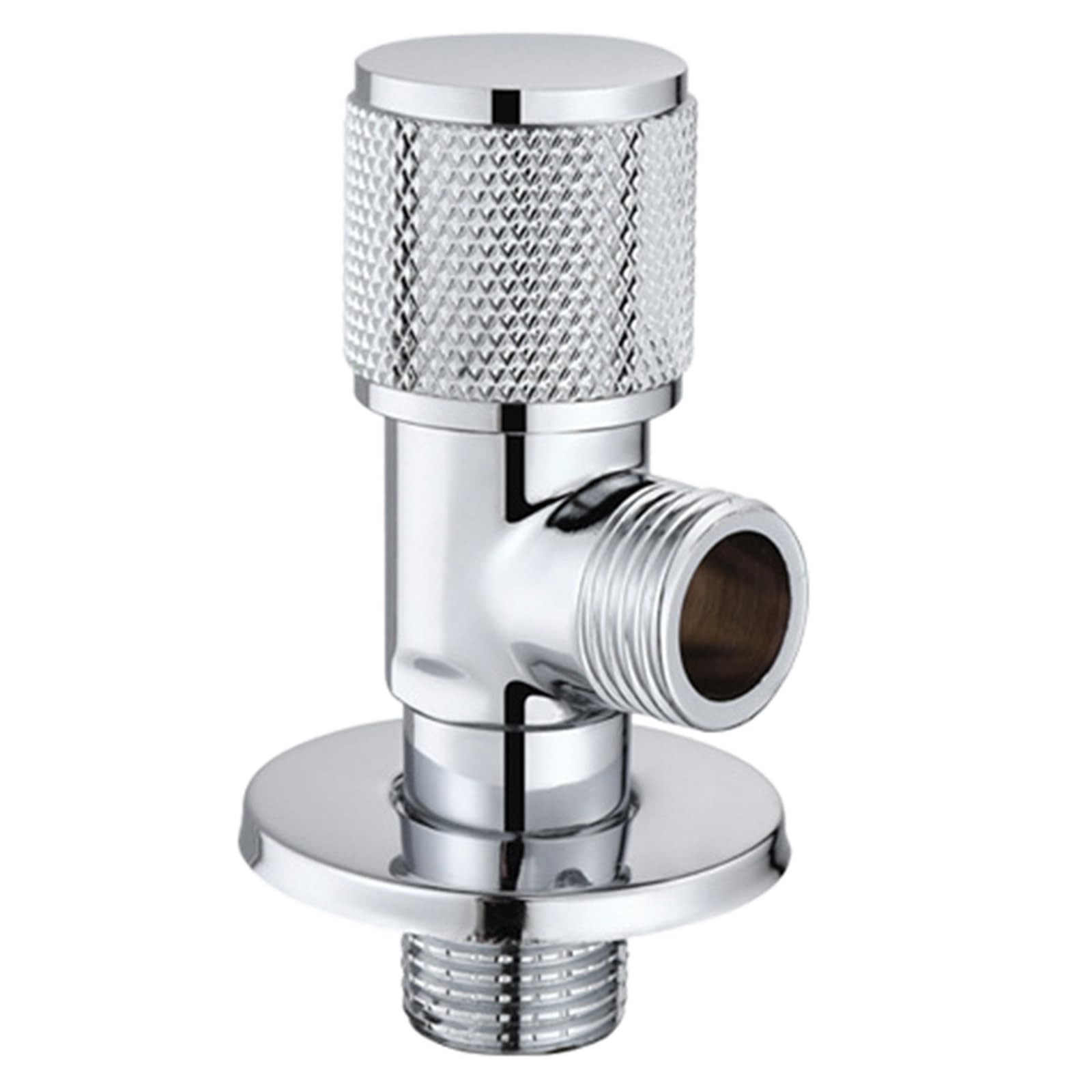 Simple Control Angle Valves Water Stop Valves Switch Brass Water Diverter for Bathroom Faucet Sink Faucet Toilet Thickened Brass Angle