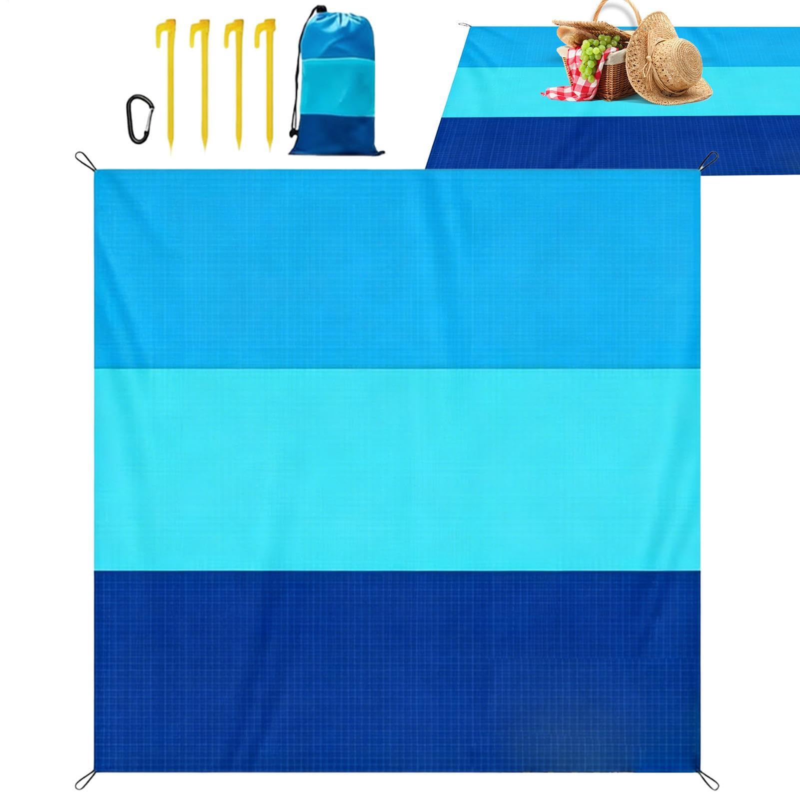 Couverture imperméable et anti-sable légère pour le grand air