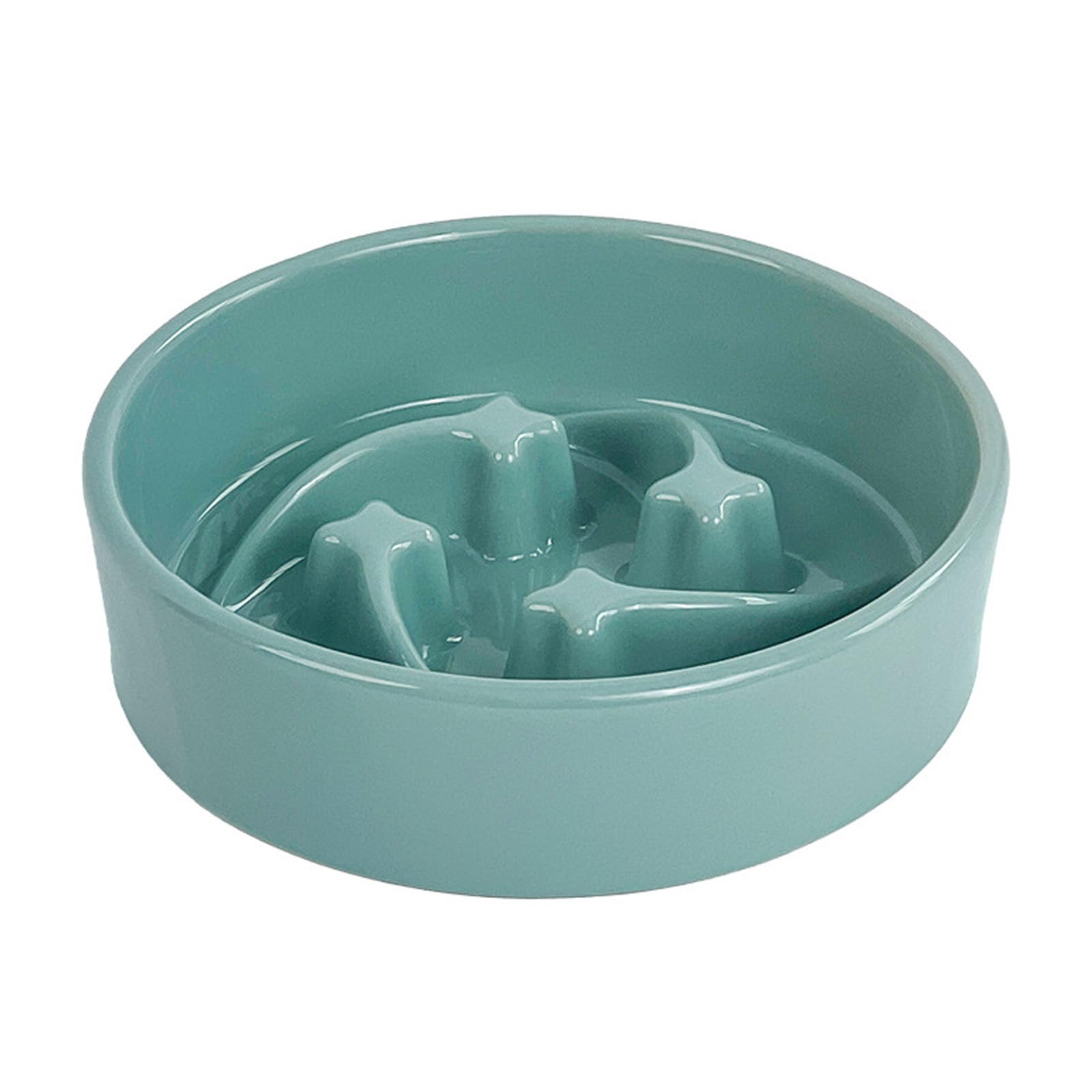 Mangiatoia antiscivolo per animali domestici con base antiscivolo per cani e gatti ciotola in ceramica antiscivolo per mangiare lentamente ciotola per cani e cani di piccola taglia