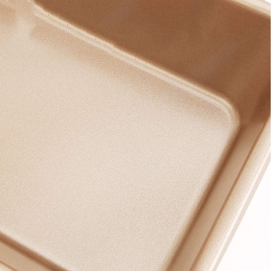 Cake Mold Golden 2 LB Średnie Non-Stick Tost Formy Prostokątne Chleb Folki Cake Mold Tosty Mold Formy do pieczenia