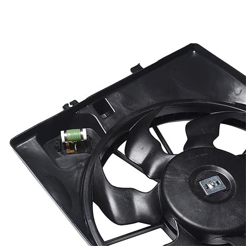 Miniatura 6 de ANTUKO Reemplazo del conjunto del ventilador de enfriamiento del condensador del radiador para 2014-2016 Elantra 2015-2016 Forte 2015 Forte Koup 12V