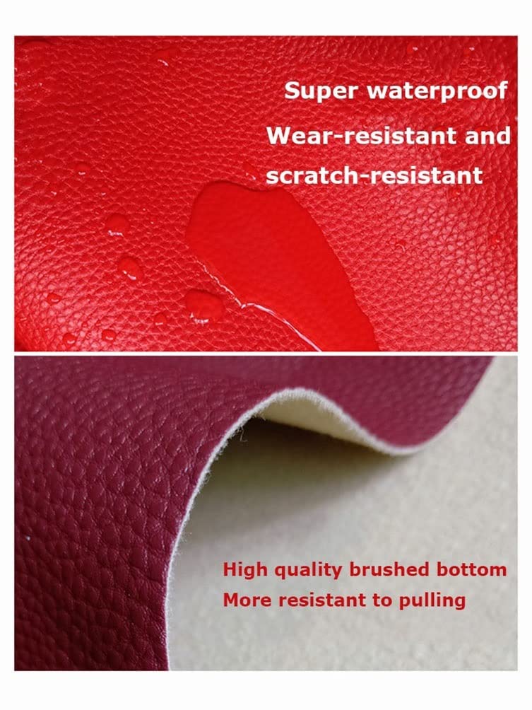 Generic Skóra Pu, Miękki Materiał Syntetyczny Pu Fabric Arkusze Ze Sztucznej Skóry, 1.0Mm Grube Do Tapicerki, Diy Crafts/Beżowy Szary 10M/W1,4M