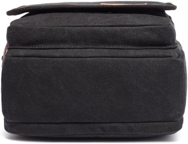 Sechunk Small Canvas Shoulder Bags Messenger Bag Travel Bag Business Bag Working Bag For Men Women - Image 4
