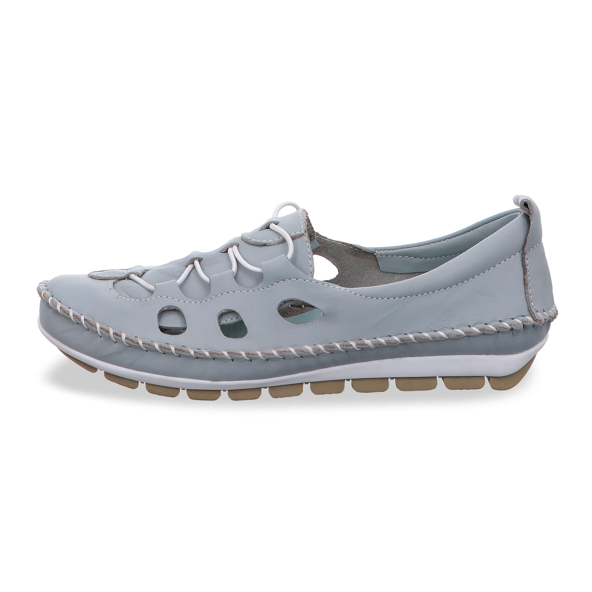 Gemini 003115-01 Mocasines de Cuero para Mujer