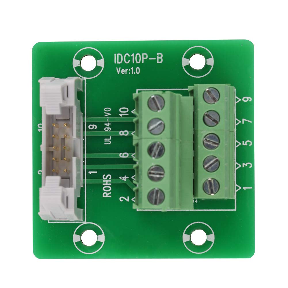 Adapter Connection RJ45-female To 10-pin Terminal Block Breakout Board For DIN Rail - View #4