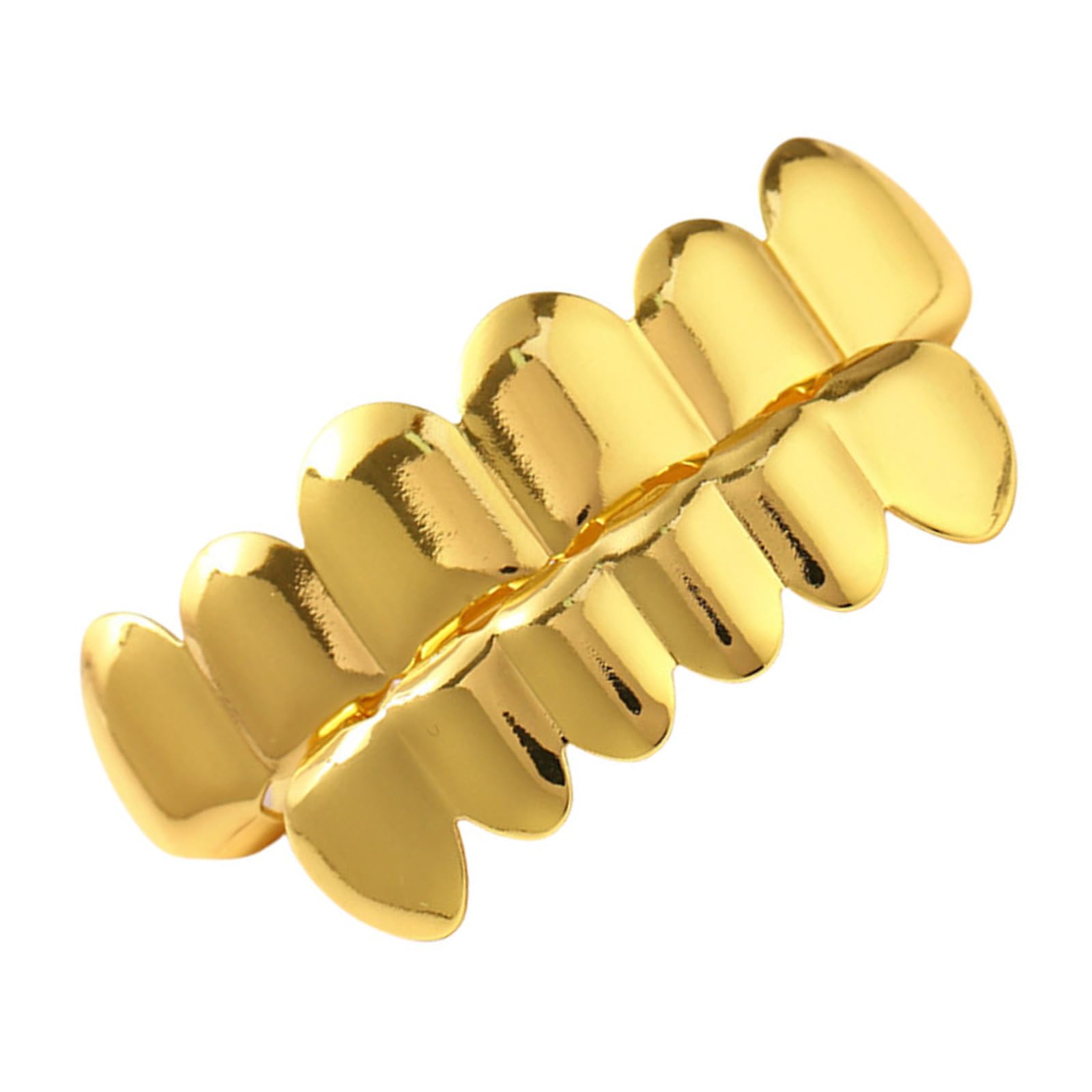 HGENAHGTF Removable Hip Hop Grillzs Set Stylish Top and Bottom Tooth Caps Fashion Teeth Accessories for Party Enthusiasts Party Teeth Accessories