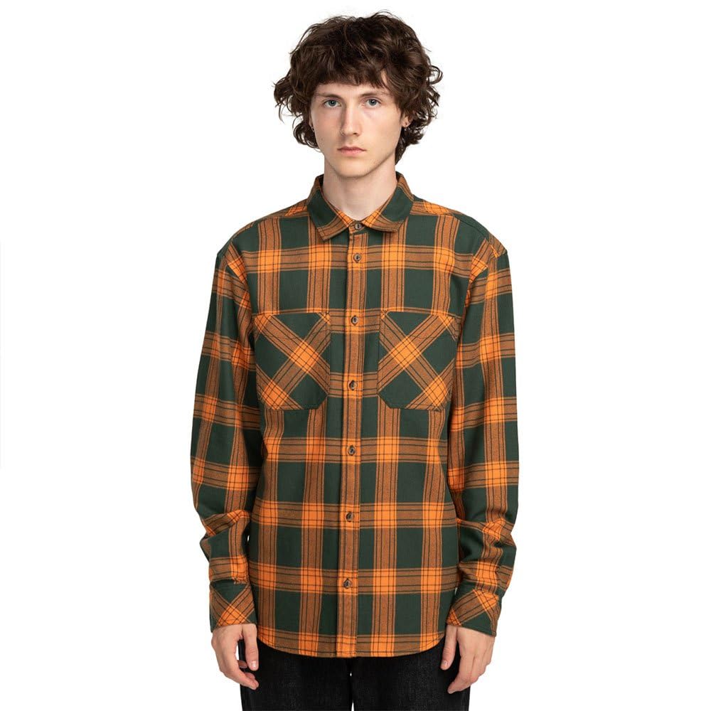 Element Compass chemise manches longues homme coupe regular en coton - 7