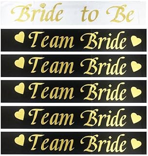 13 Pieces Hen Party Sashes Set Team Bride Sashes and Bride to Be Sash Hen Do Sash Accessories Bachelorette Party Sash for Hen Night Party Bridal Shower