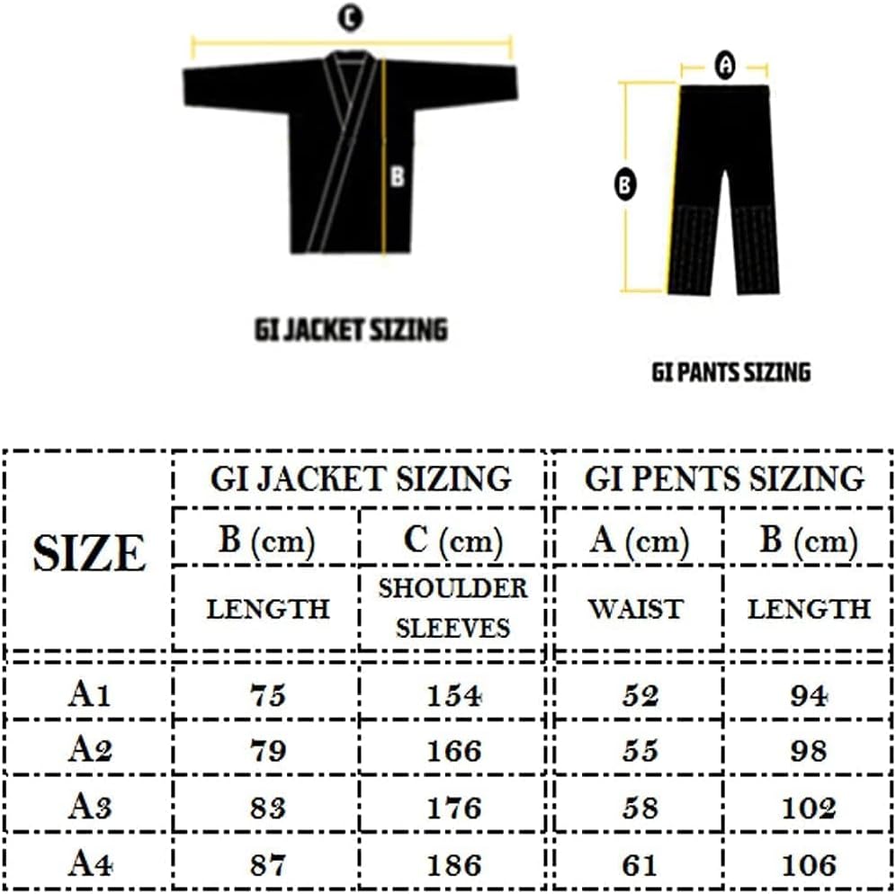 Black Mamba BJJ Gi – Preshrunk Cotton Pearl Weave Brazilian Jiu Jitsu Uniform, Unisex Adult, Free BJJ Belt - Image 7