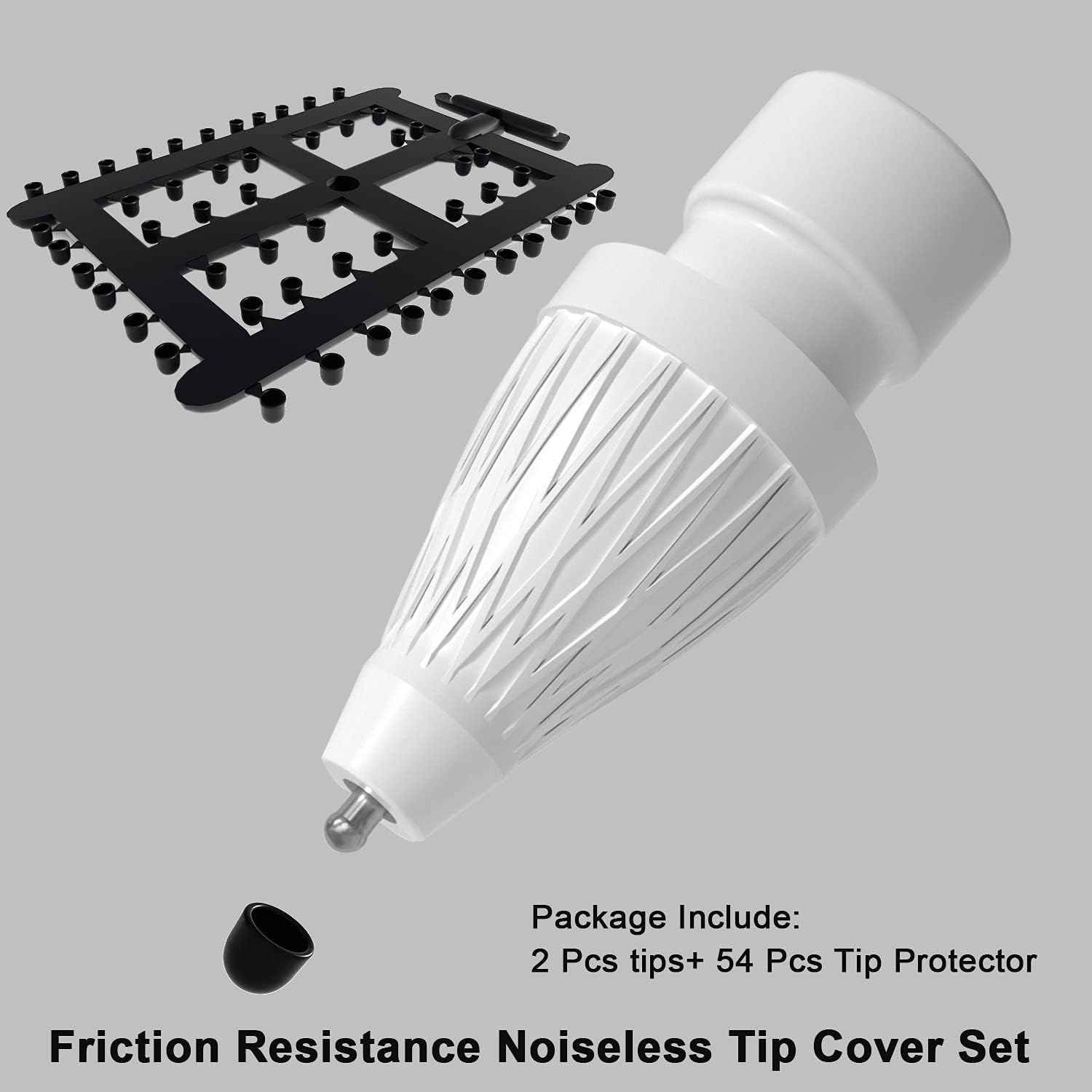 {Pen Like} Pencil Tips fits for Apple 2nd Gen iPad Pro Pencil ,No Wear Out Fine Point Precise Control Apple Pen Tip & Noiseless Friction Nib Covers Set ,Make IPencil Gen 1st / 2nd Work Like a Charm