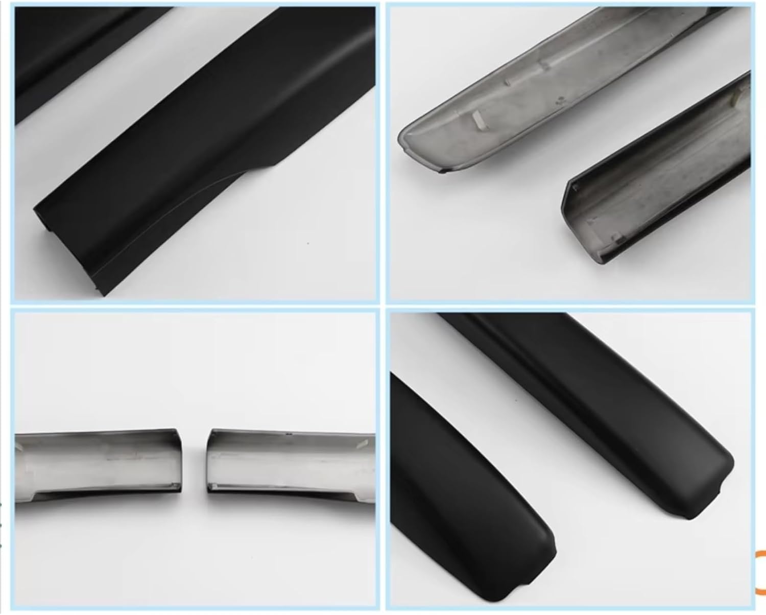Cap Shell Cover Trim Compatible with Mitsubishi for ASX for RVR for Outlander Sport 2011-2022 Roof Rack Bar Rail End Protection Cover Luggage Shells