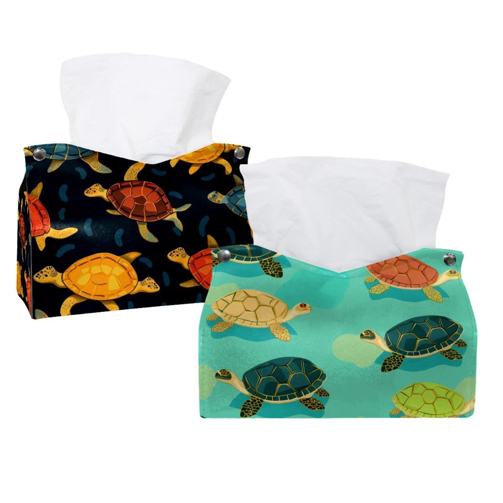 Boîte à mouchoirs tortue de mer pour une touche marine poétique chez vous