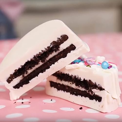 Miniatura 4 de Palksky 3 piezas Molde redondo para carameloscubierta de chocolate molde de galletas para sándwich galletas magdalenas pasteles brownie pudín