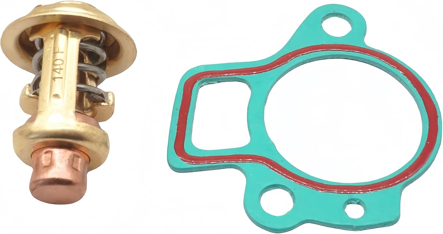 66M-12411 Thermostat Repair Service Kit for Yamaha 4 Stroke 9.9 15 25 30 40 50 60 70 HP Outboard Motors Replacement 6G8-12411 62Y-12414 6H3-12414 Sierra 18-3541