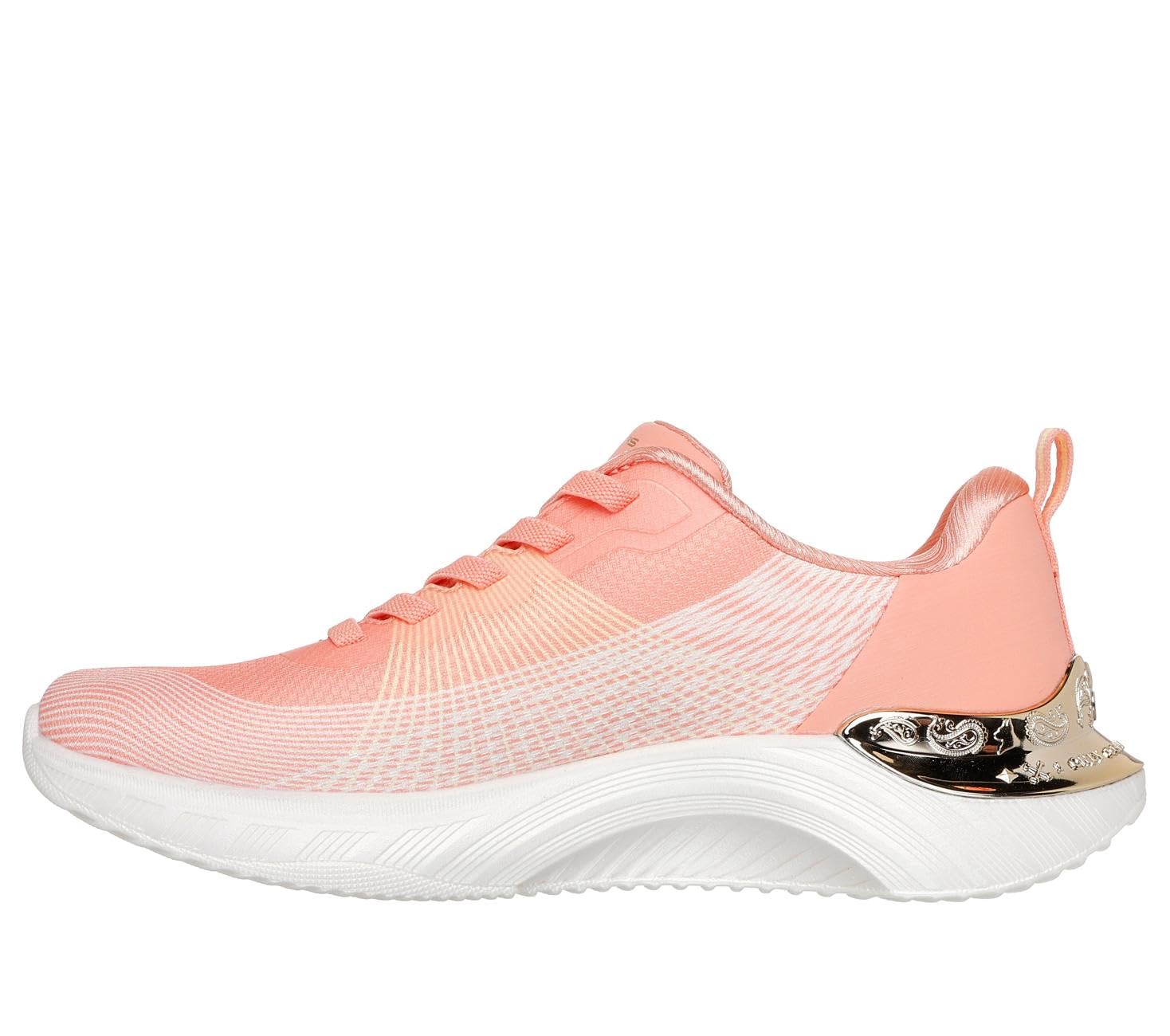 Skechers Damen Snoop Ace Cyber Walker Turnschuhe, Orange Mesh/ Hot Melt, 40 EU – Ansicht 5