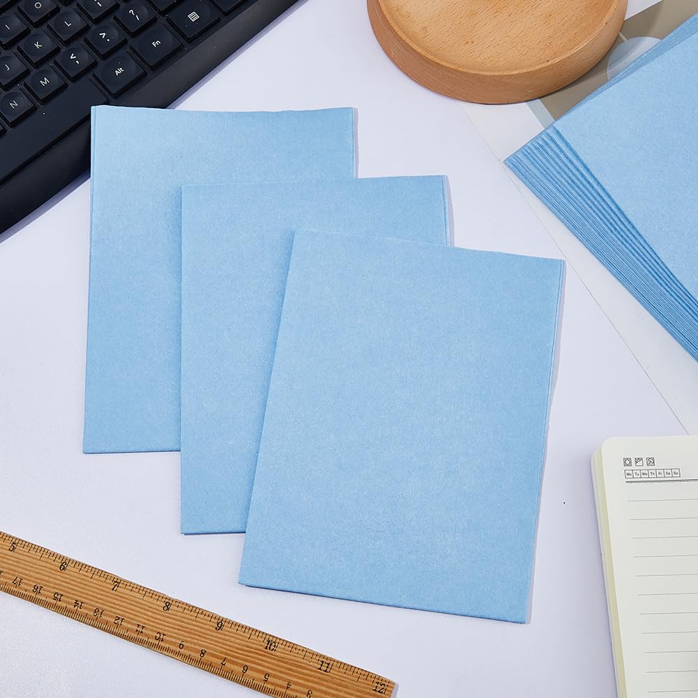 SUPERFINDINGS 100Pcs Bench Liner Laboratory Absorbent Bench-Top Liner 35x25.5cm/13.8x10in Rectangle Absorbent Mat for Spills Chemicals and Stains Non Slip Backing for Workbench Protection