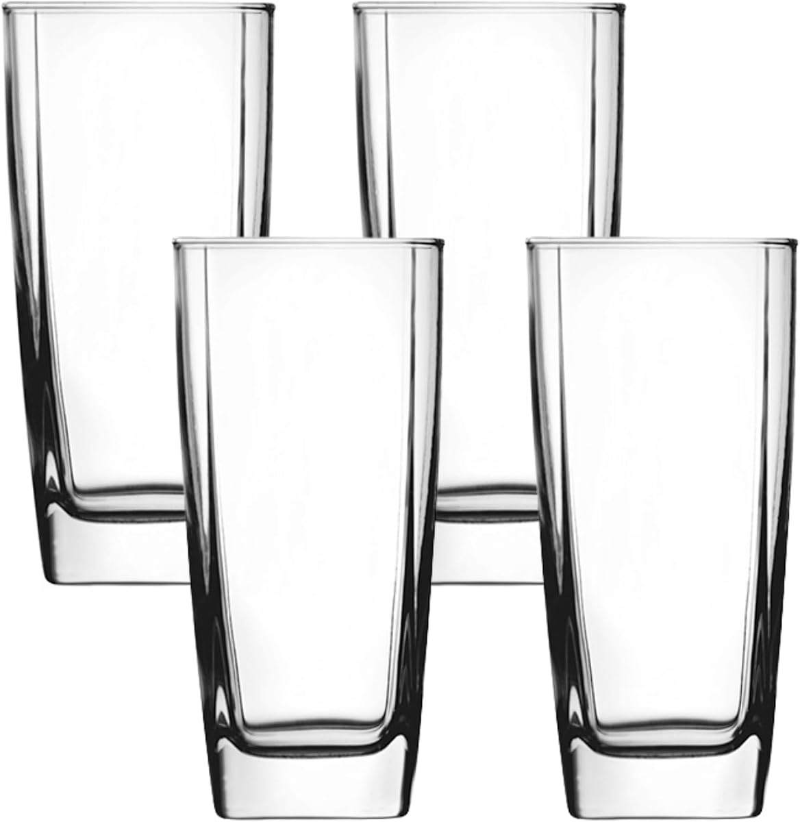Vasos para beber Rio (4 piezas, 16 onzas, aptos para lavavajillas)