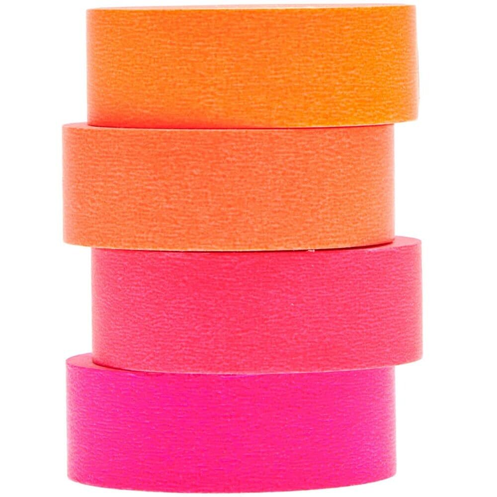 Rico Design Neon Tape Set, Rottöne FSC Mix