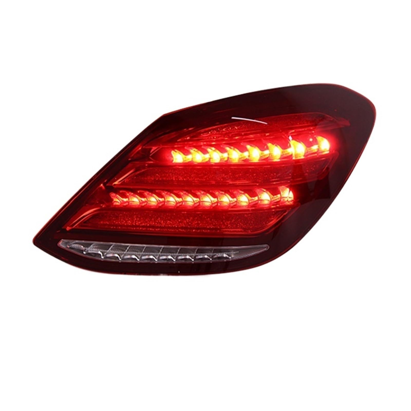 Actualiza Tu Mercedes W205: Par De Luces Traseras LED Rojas – Estilo Moderno Y Visibilidad Extra