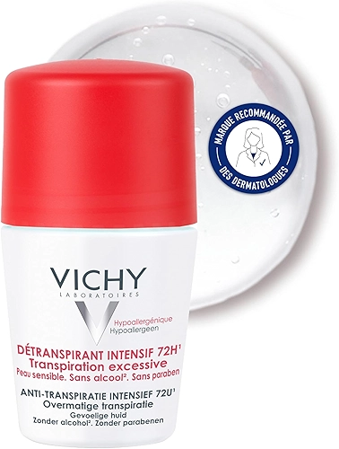 Desodorante Stress Resist 72H Roll on 50ml, Vichy, Branco