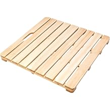 Wooden Slat Floor Mat Quick Drainage Non-Slip,Bath Tub Mat
