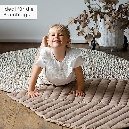 Toddlekind Leafmat Tan, Tan (Taupe), 87 x 116 cm (Rectangular) - Image 4