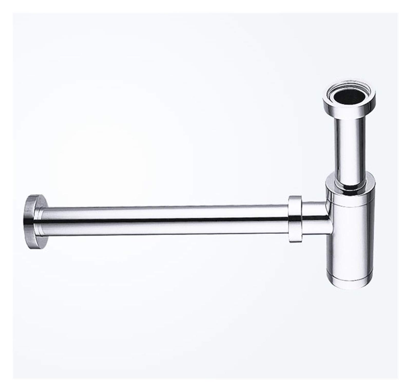 Bouteille Ronde Siphon Chrome Salle De Bains Lavabo Bassin Déchets Drain Pierre