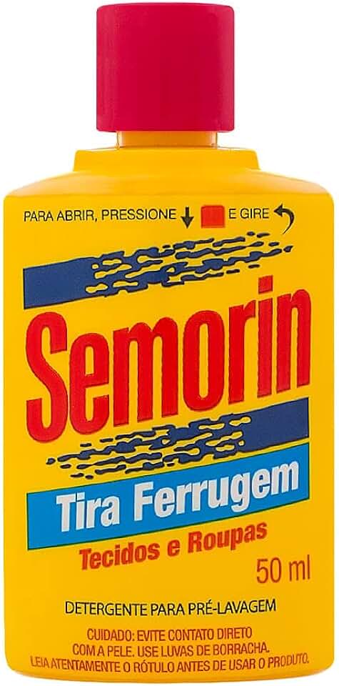 SEMORIN Tira Ferrugem 50ml Líquido Detergente