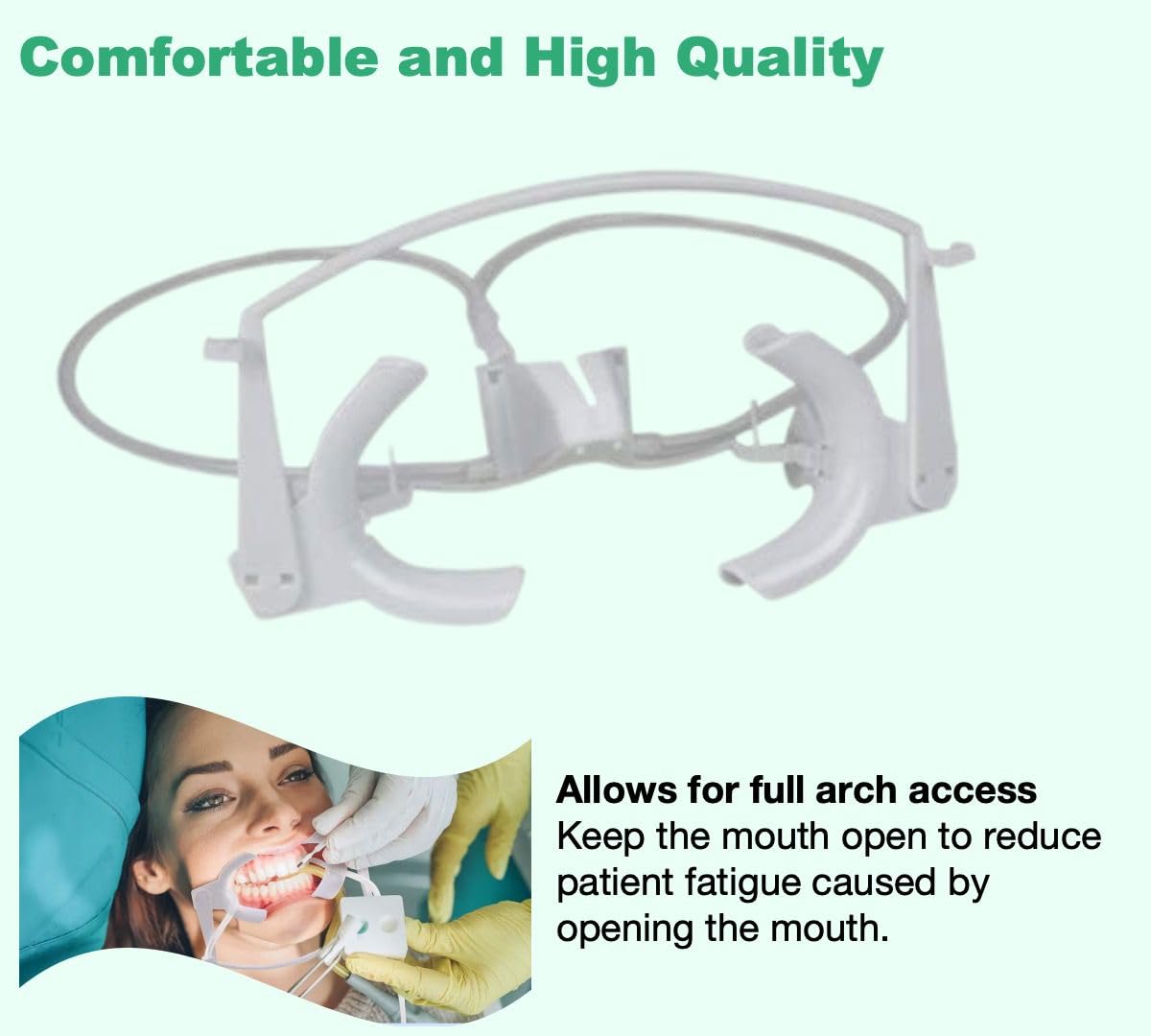 Sistema de campo seco ortodóntico dental Nola Kit completo para retractor de mejillas autoclavable en autoclave 280F