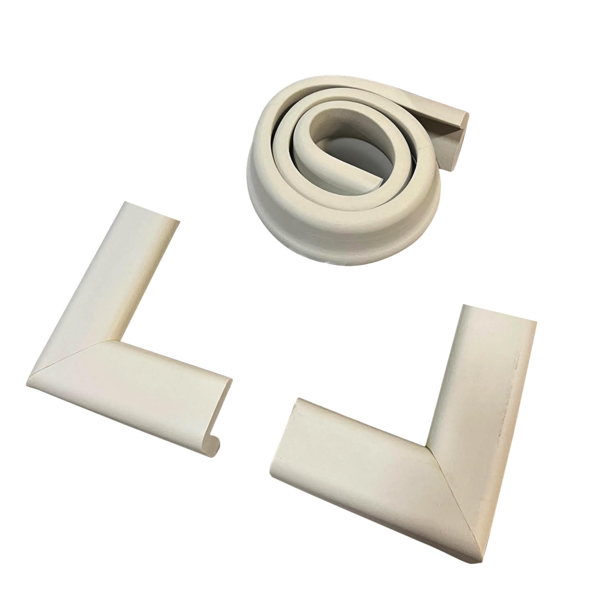 Cardinal Gates MPK Medium Hearth Pad Kit - Fireplace Baby Proofing - Adhesive Backed Fireplace Bumpers for Babies - 10 Feet of Padding with 1 Straight