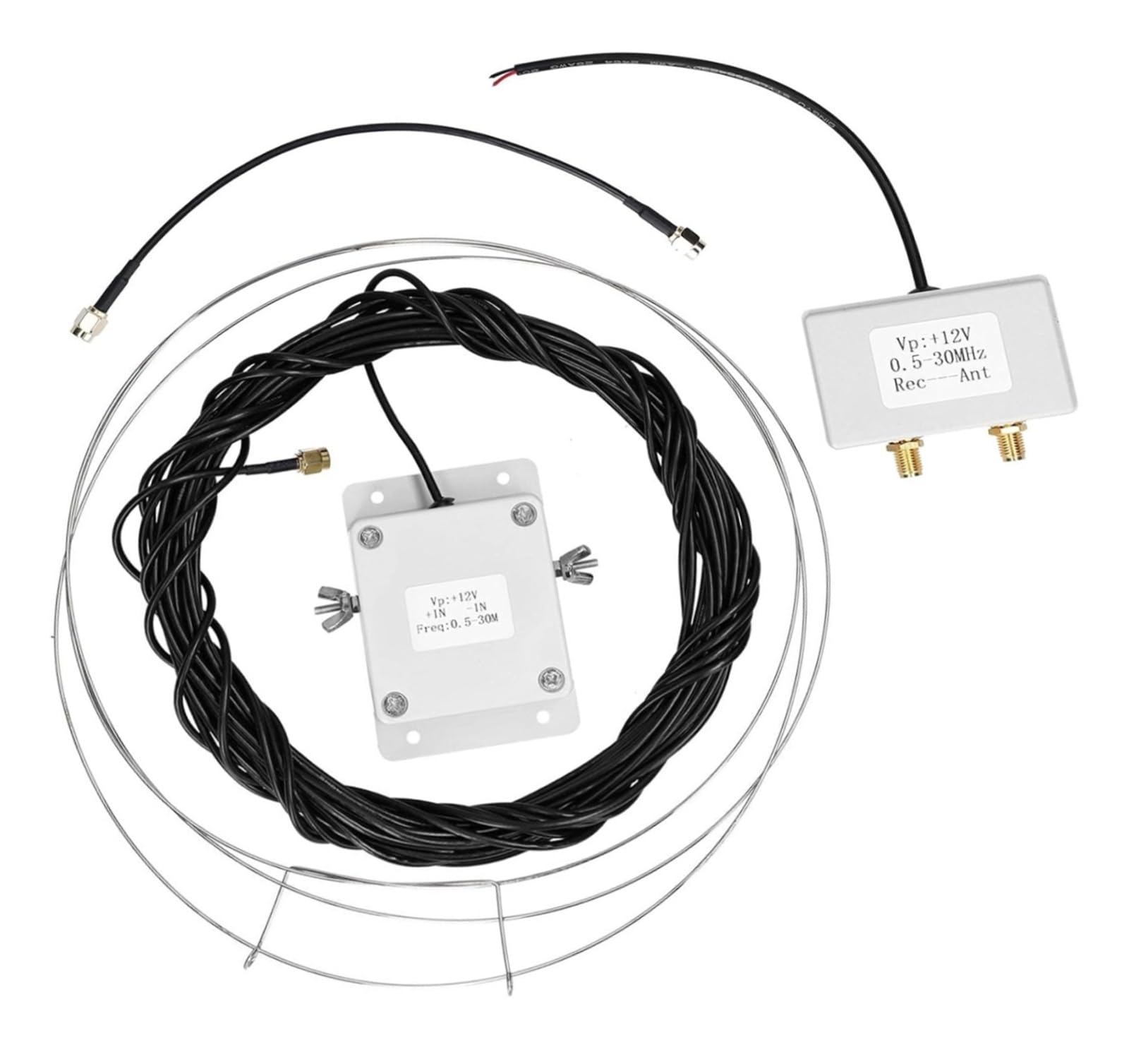 MLA-30+ Active Loop for for Shortwave Medium Wave Reception 0.5-30 Frequency Low Noise Design