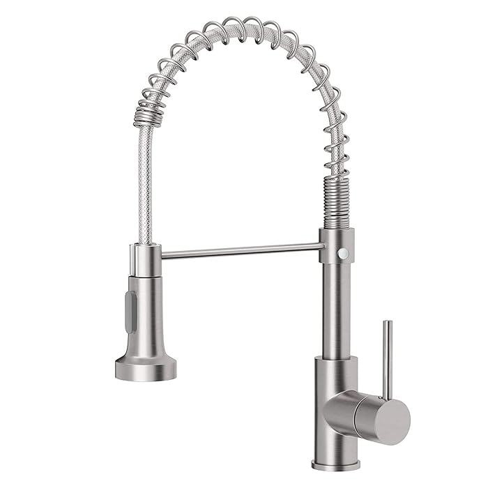 Buy ZHZIRO Kitchen Tap, Kitchen Sink Mixer Tap with 360° Swivel Pull
