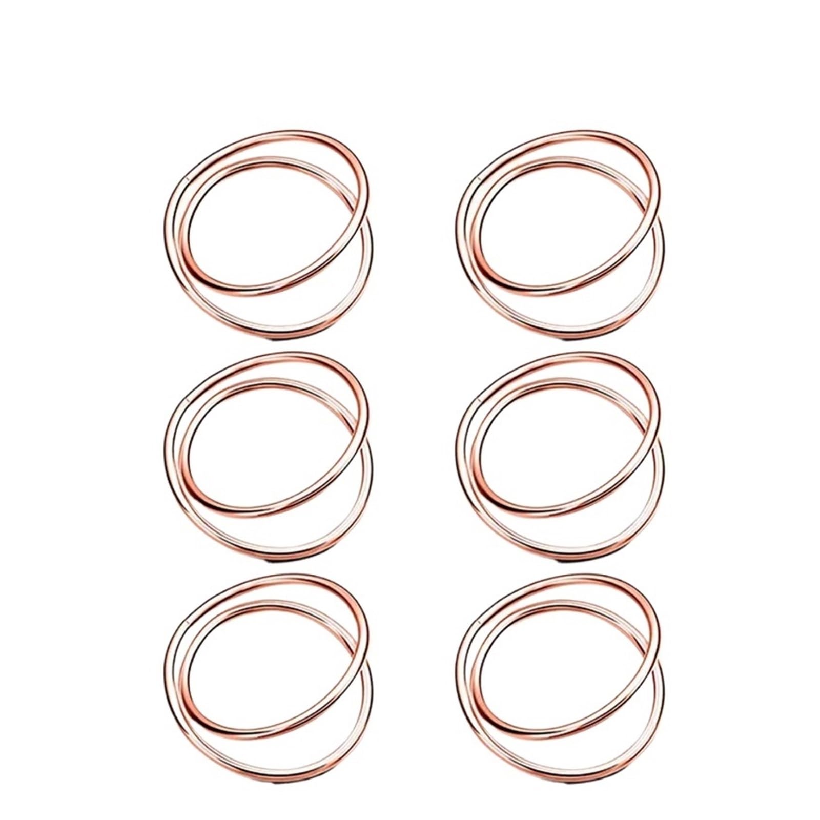 16Pcs Alloy Napkin Rings for Wedding Party Kitchen Dining Table Decor