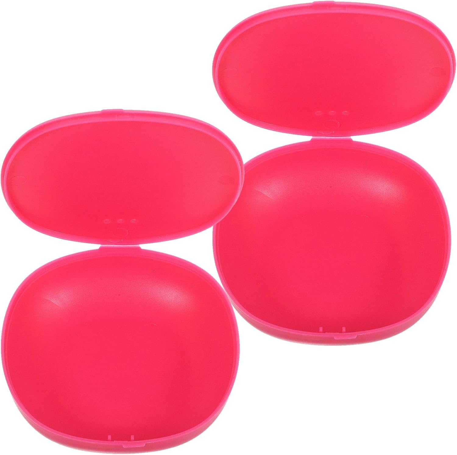 FRCOLOR Storage Case 2pcs Reusable Silicone Holder Pink Portable Container for Women’s Period Care and Protection