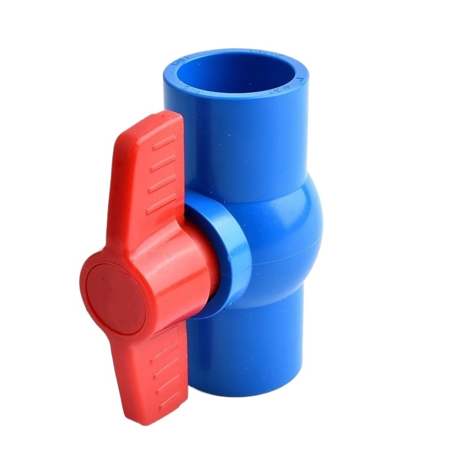 Accesorios para tuberías de riego, Acoplador de Bola Enchufe Plano for Tubo PVC, irrigación jardín, ID Azul, 90mm