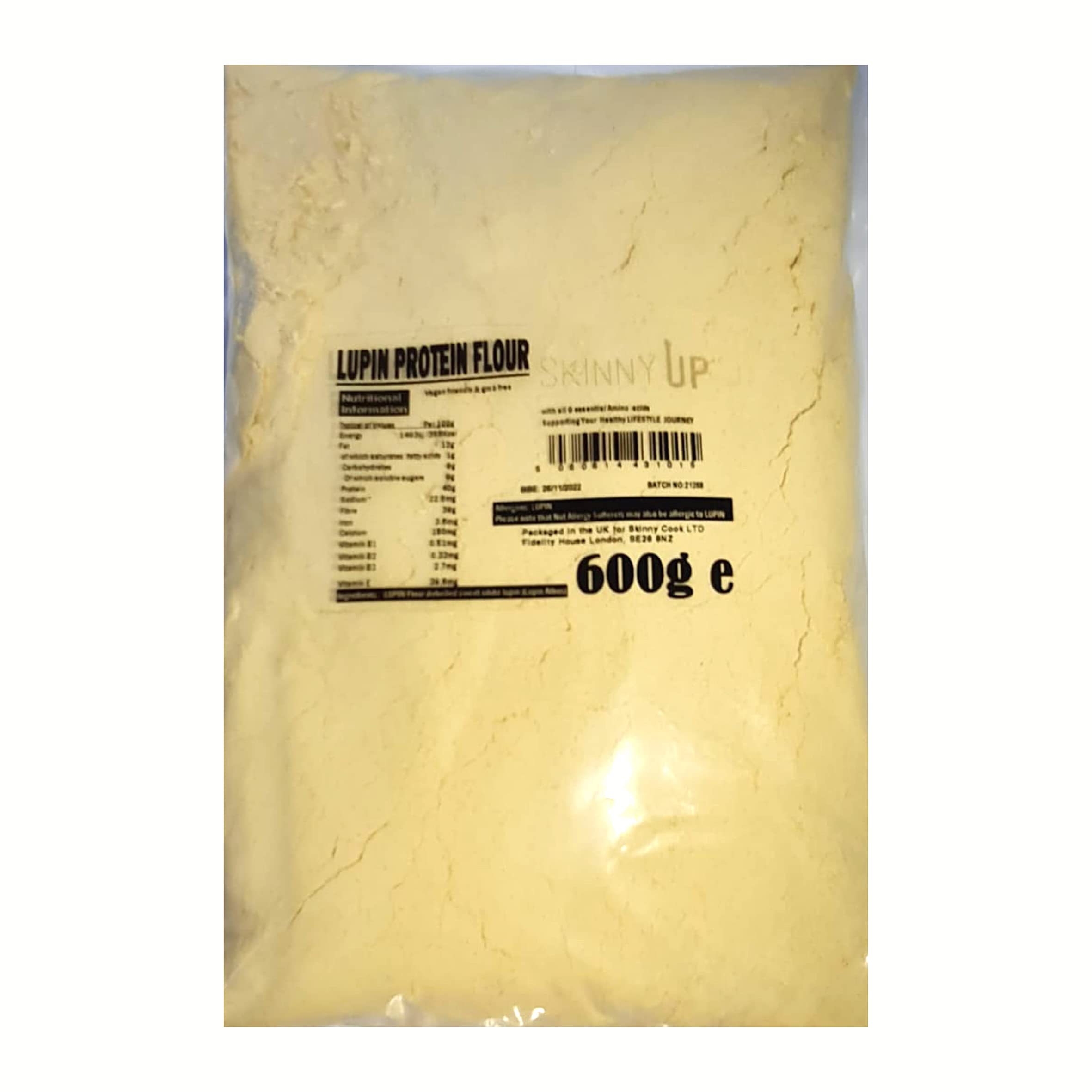 Lupin Flour 600g Premium Lupin Protein Flour Keto Flour Pack. Vegan