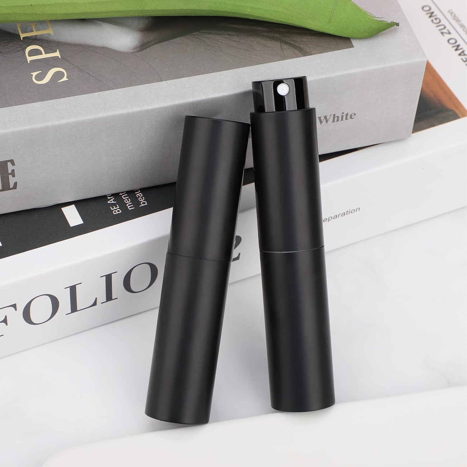 Aluminium Perfume Bottle 8 Ml Mini Travel Perfume Refillable Bottle Spray Freshener Atomizer With Reduce Bad Breath Pump For Men Women(Pack Of 5,Random)-image-33