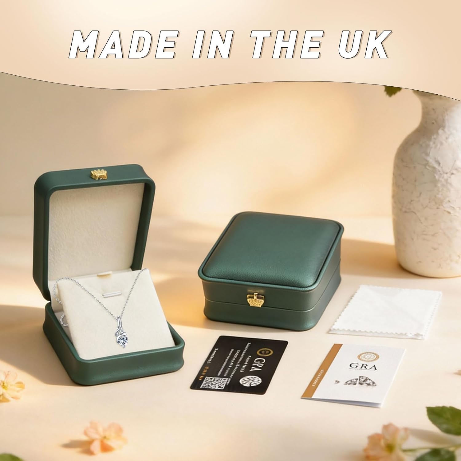 Moissanite Necklace for Women, 2CT D Color VVS1 Moissanite 925 Sterling Silver Pendant Necklace Jewelry, Anniversary Birthday Gifts for Wife Mom Girlfriend - Image 3