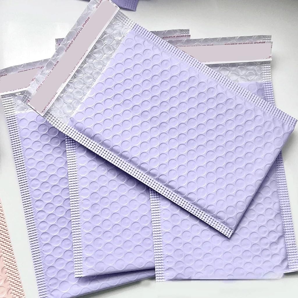 Sacs d'emballage Violets à Bulles, enveloppe remplie Auto-scellante, for l'expédition, Accessoires de Protection d'emballage, 20 pièces(32x38cm)