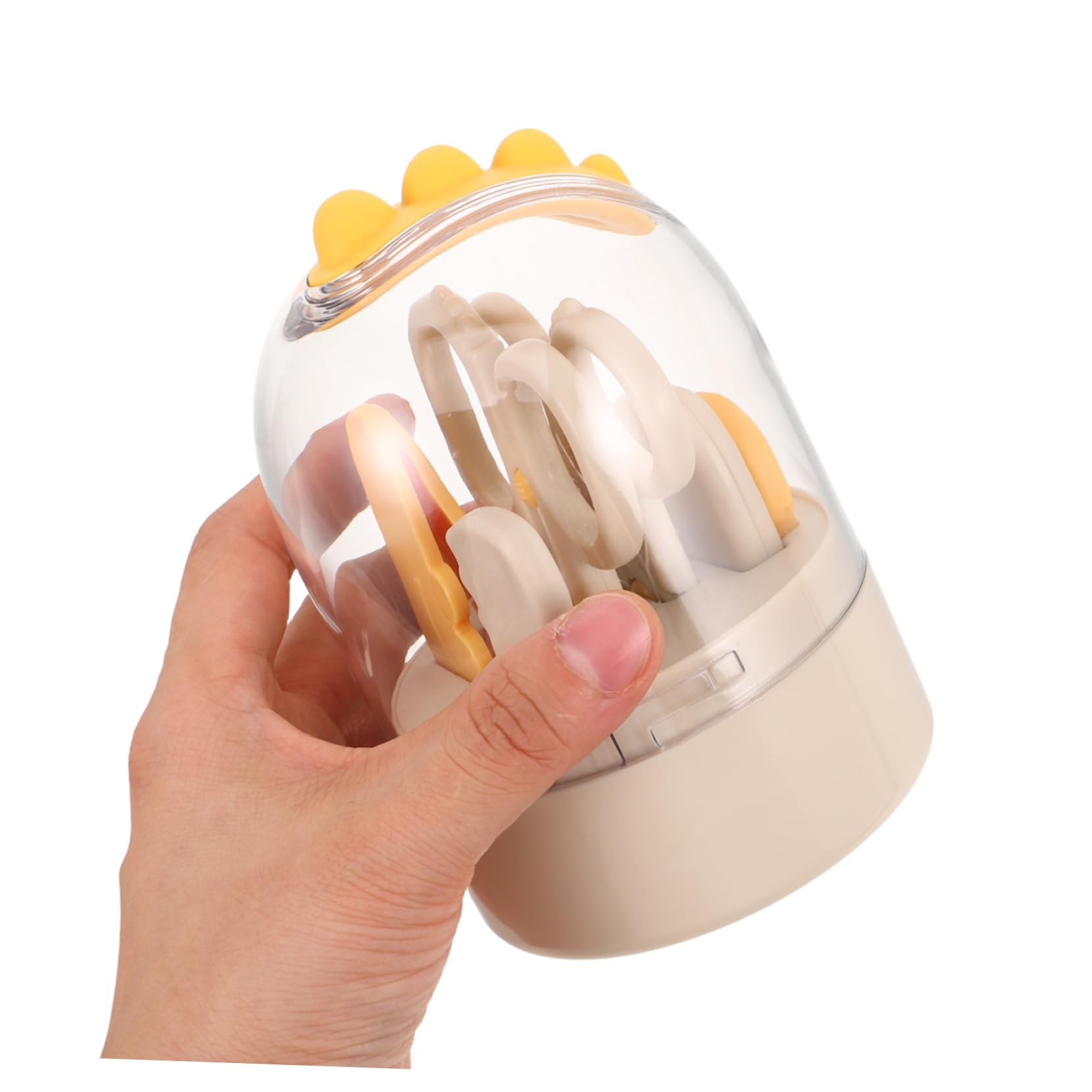 TOYANDONA Cortaúñas Mango Ergonómico Tijeras y Pinzas para Recién Nacidos y Cuidado de Uñas Kit de Aseo para Bebés Pequeños