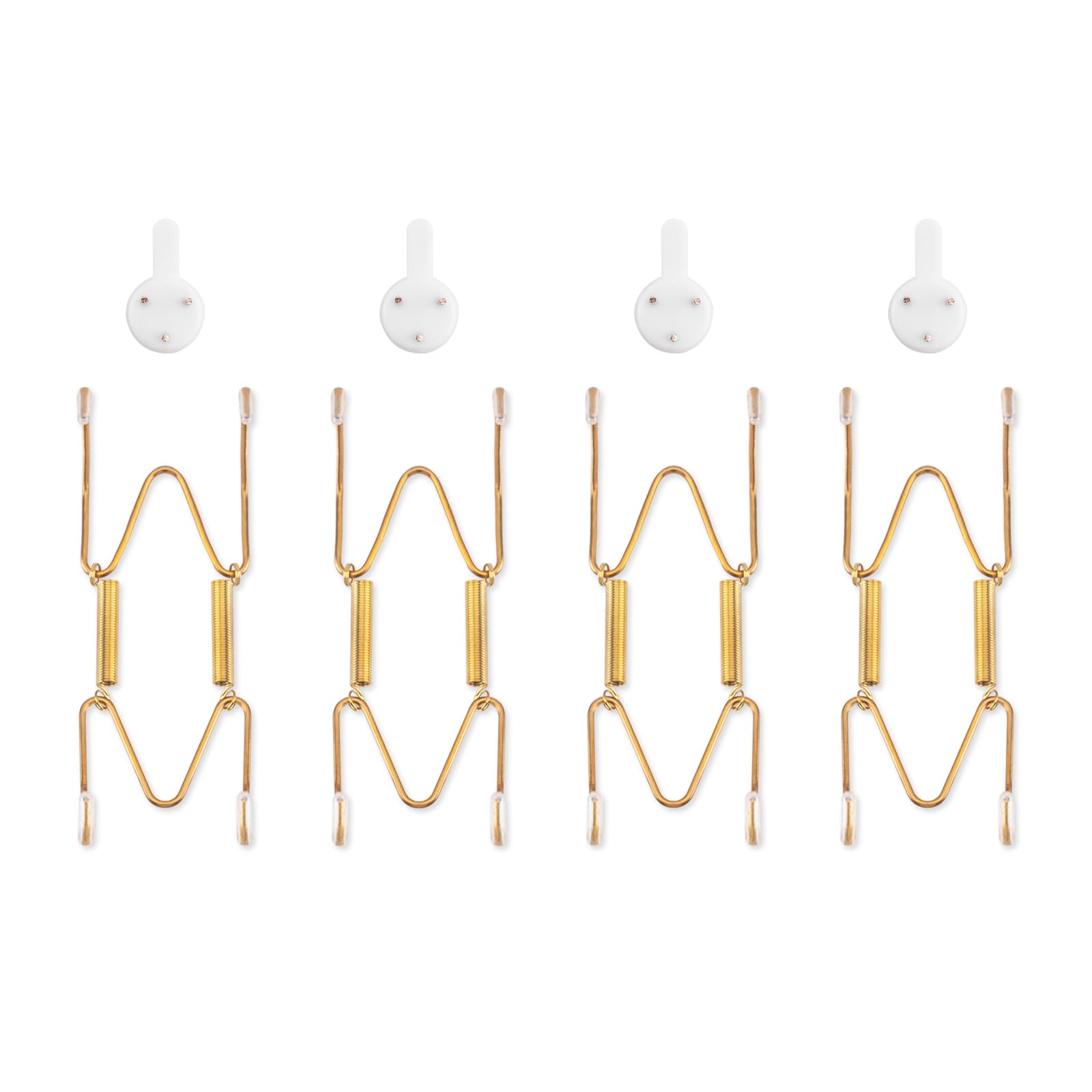 Bilillo 4 Pack Plate Hangers for the Wall, 4.5-5.5 inch Decorative Plate