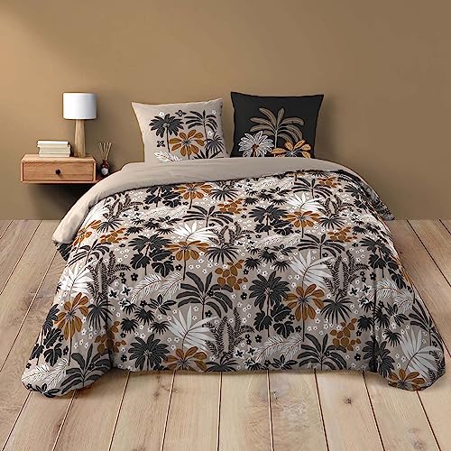 Juego de cama de 3 piezas 260x240 cm en 100% algodón modelo Alvaro 2