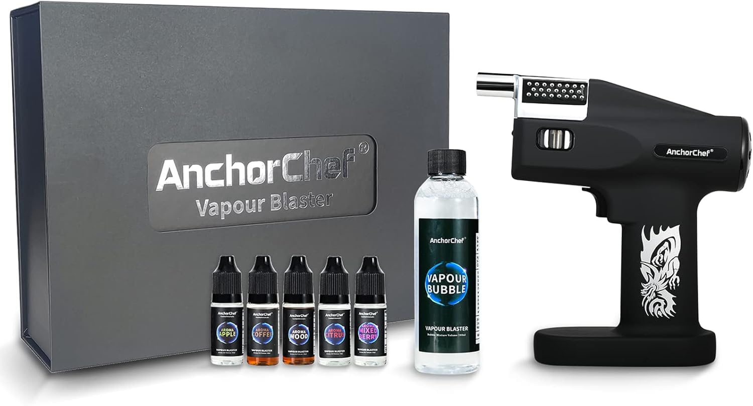 AnchorChef Cocktail Bubble Maker, Flavour Blaster Cocktail Smoker Kit