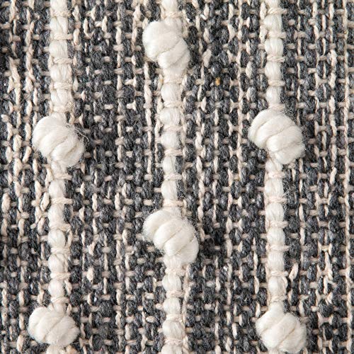 Tapete rectángulo 2x3' algodón reciclado gris mineral miniatura 4