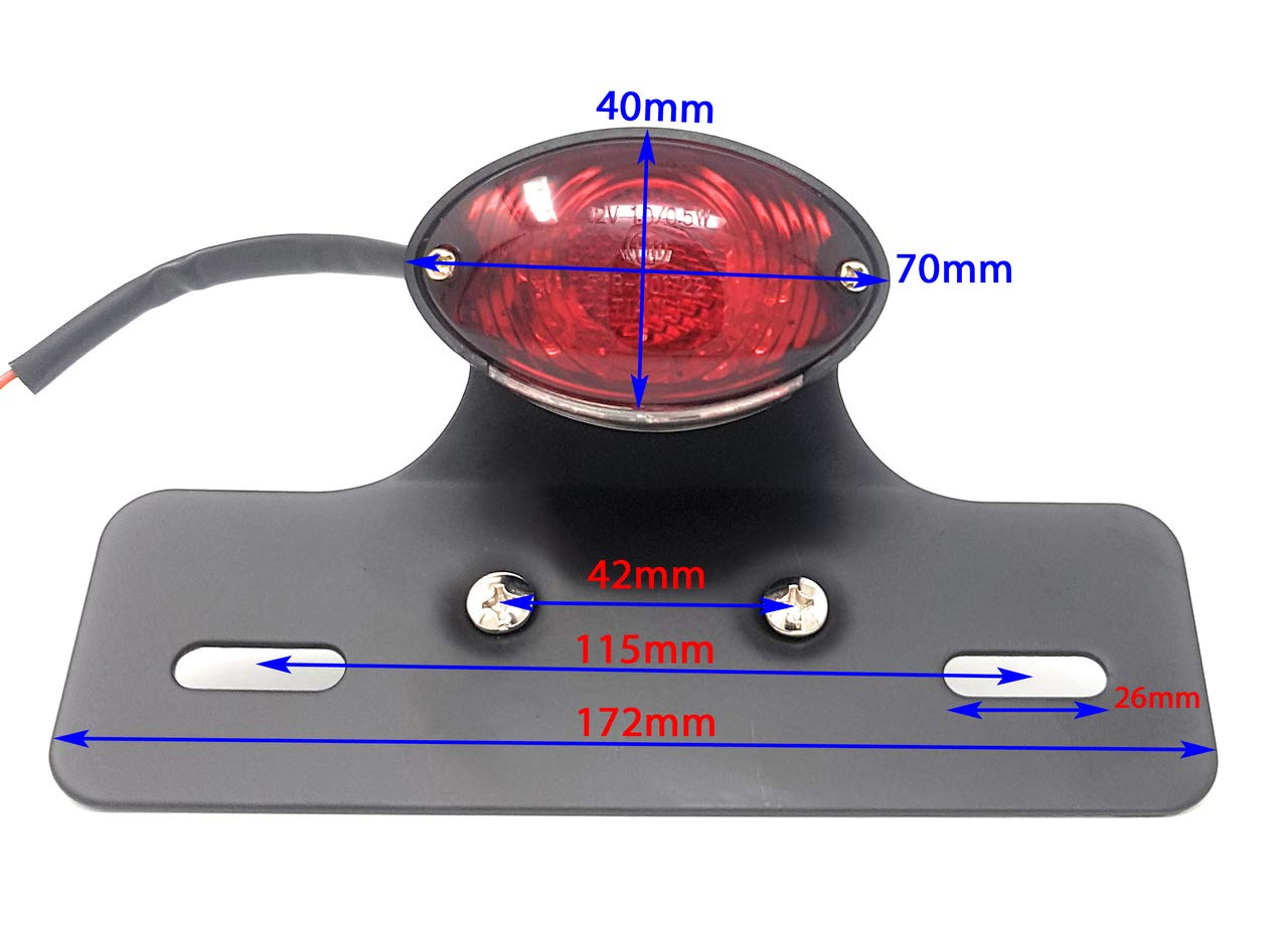 Moto Stop & Fanale Posteriore LED per Retrò Vintage Progetto di Personalizzazione