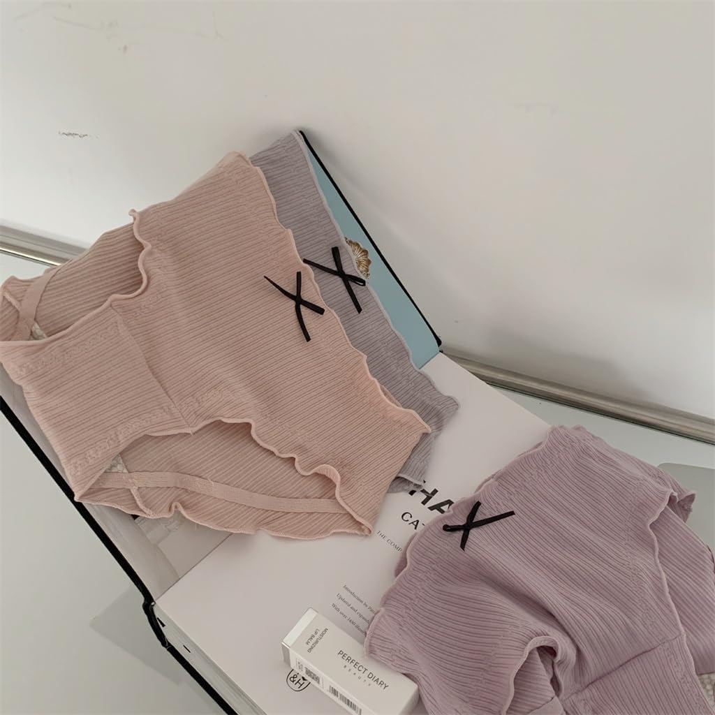 Women's Underwear Female Bubble Shorts Cotton Crotch Japanese Girls Cute Waist
