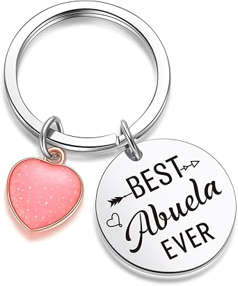 ZNOSVEI Abuela To Be Keychain Granny Gift Abuela Thank You Keychain Abuela Gift