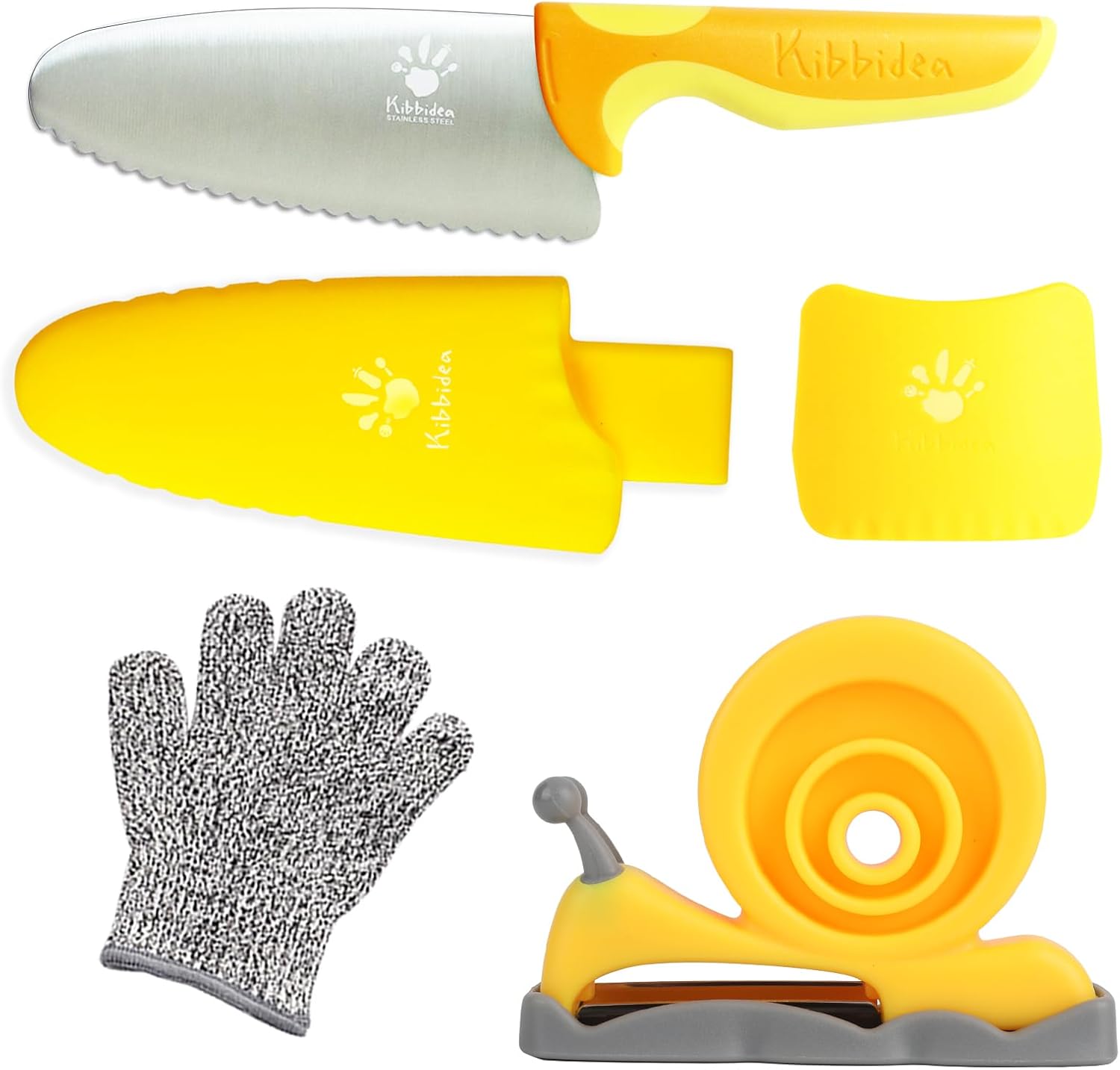 Kibbidea Kids Safe Knife Set， Stainless Steel Kids Knife