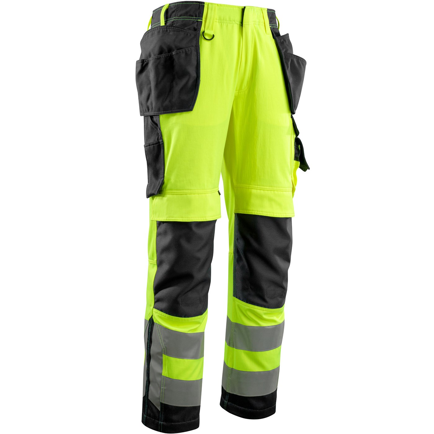 Pantalon d'artisan Mascot 15531 Wigan bicolore jaune et noir en taille C46